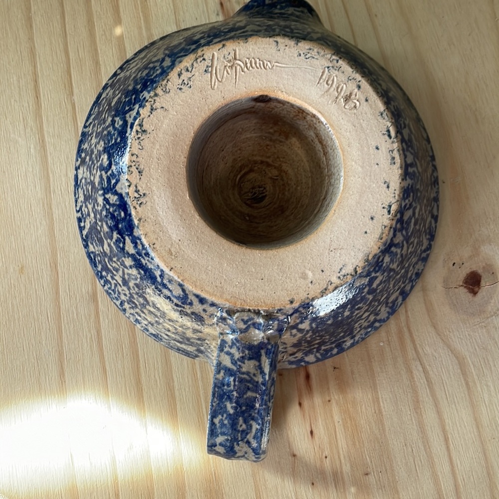 Vintage 1998 Juicer Pottery Citrus Juicer bowl - Picture 4 of 9